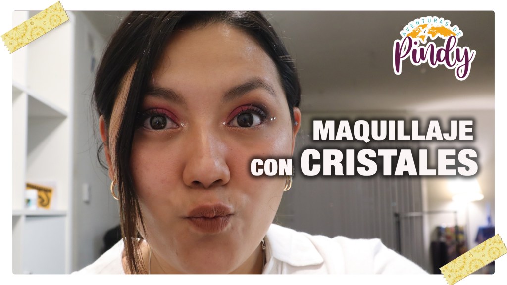 MAQUILLAJE CON CRISTALES